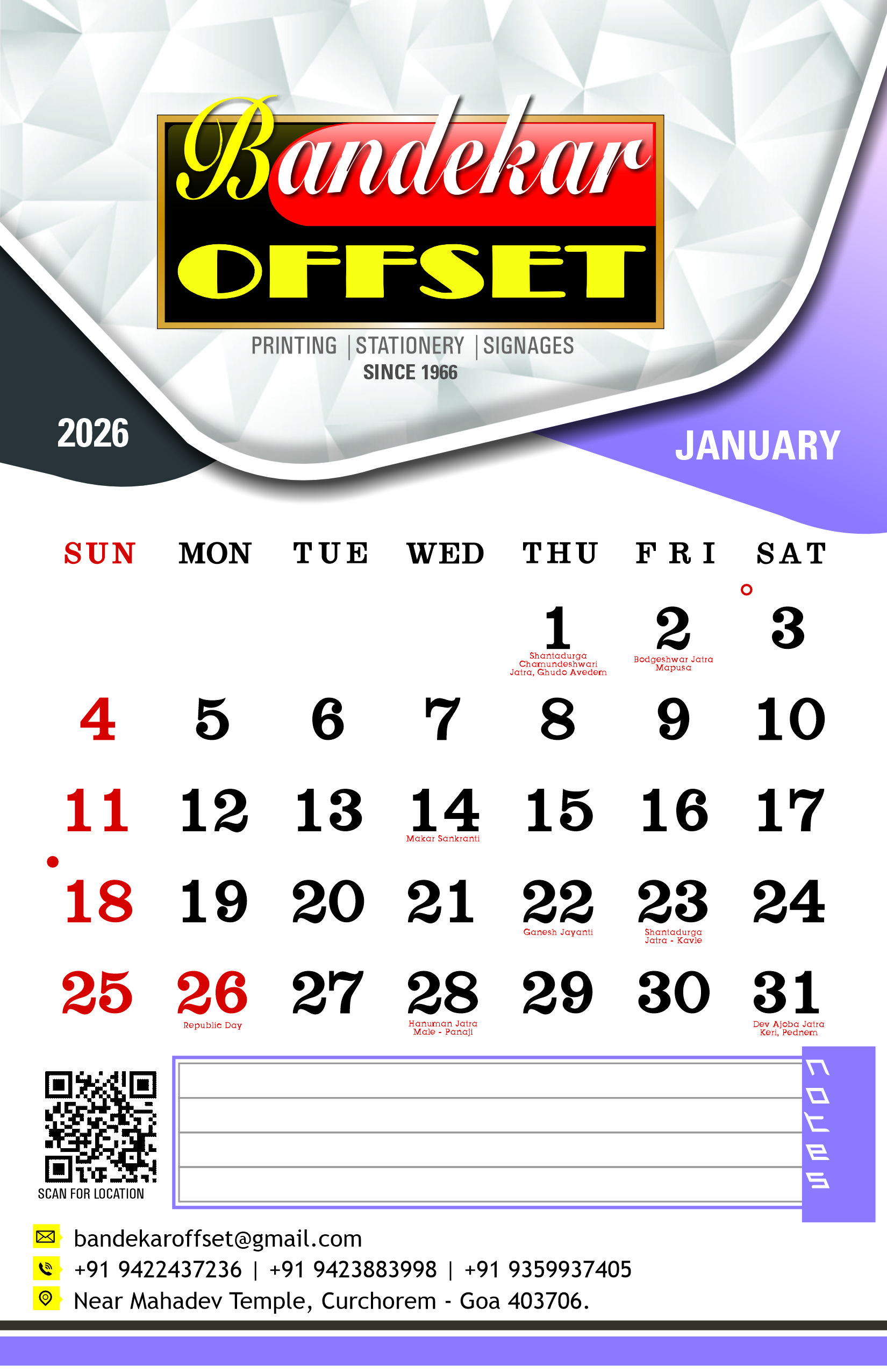 Calendar 2